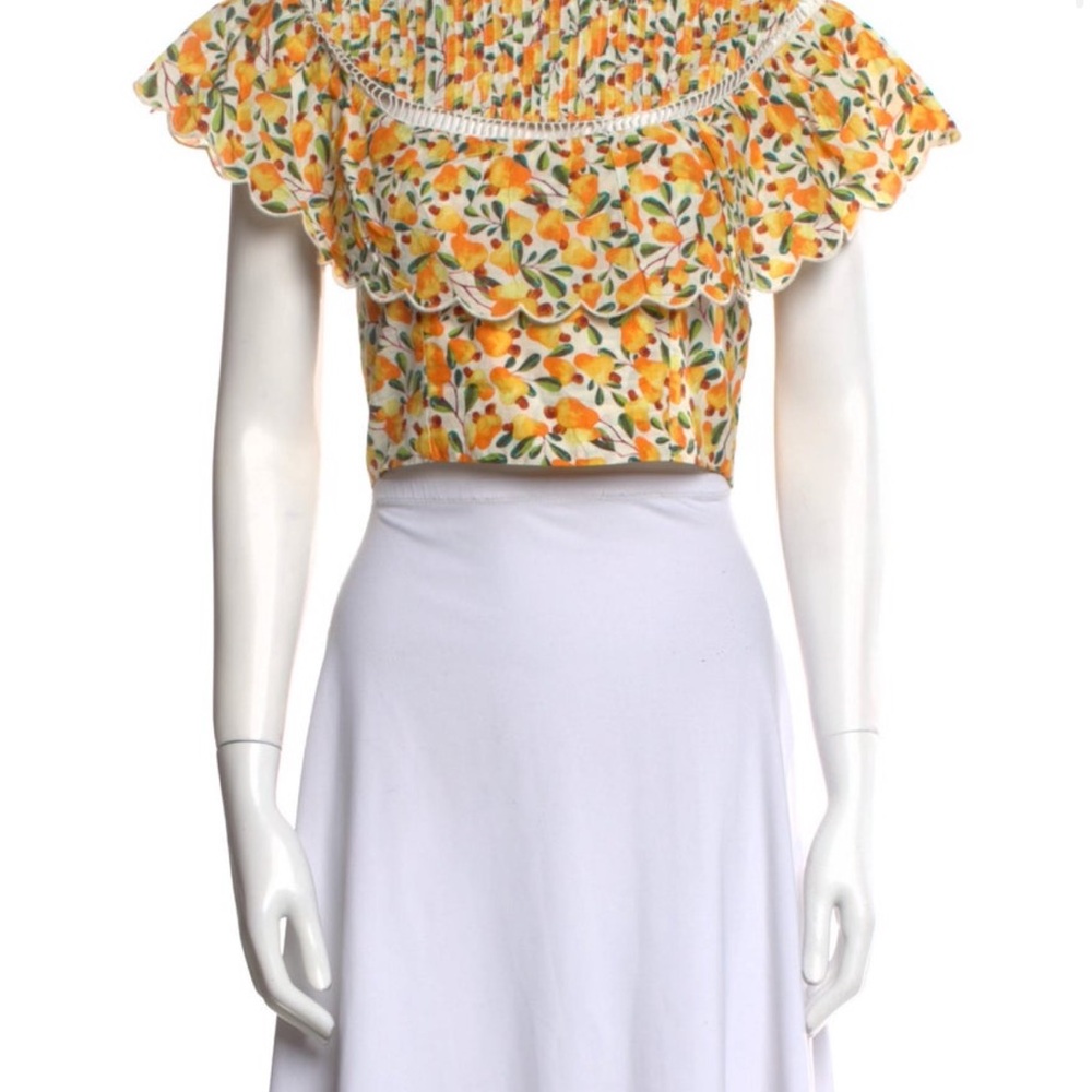 FARM Rio Citrus Blossom Ruffle Blouse - Picture 6 of 6